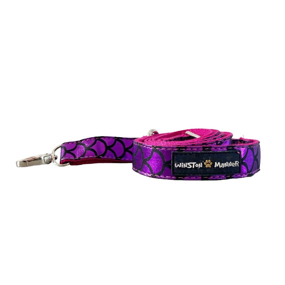 Winston Manner Designer Dog Leash in Mermaid